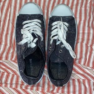 Glittery Converse Style Shoe